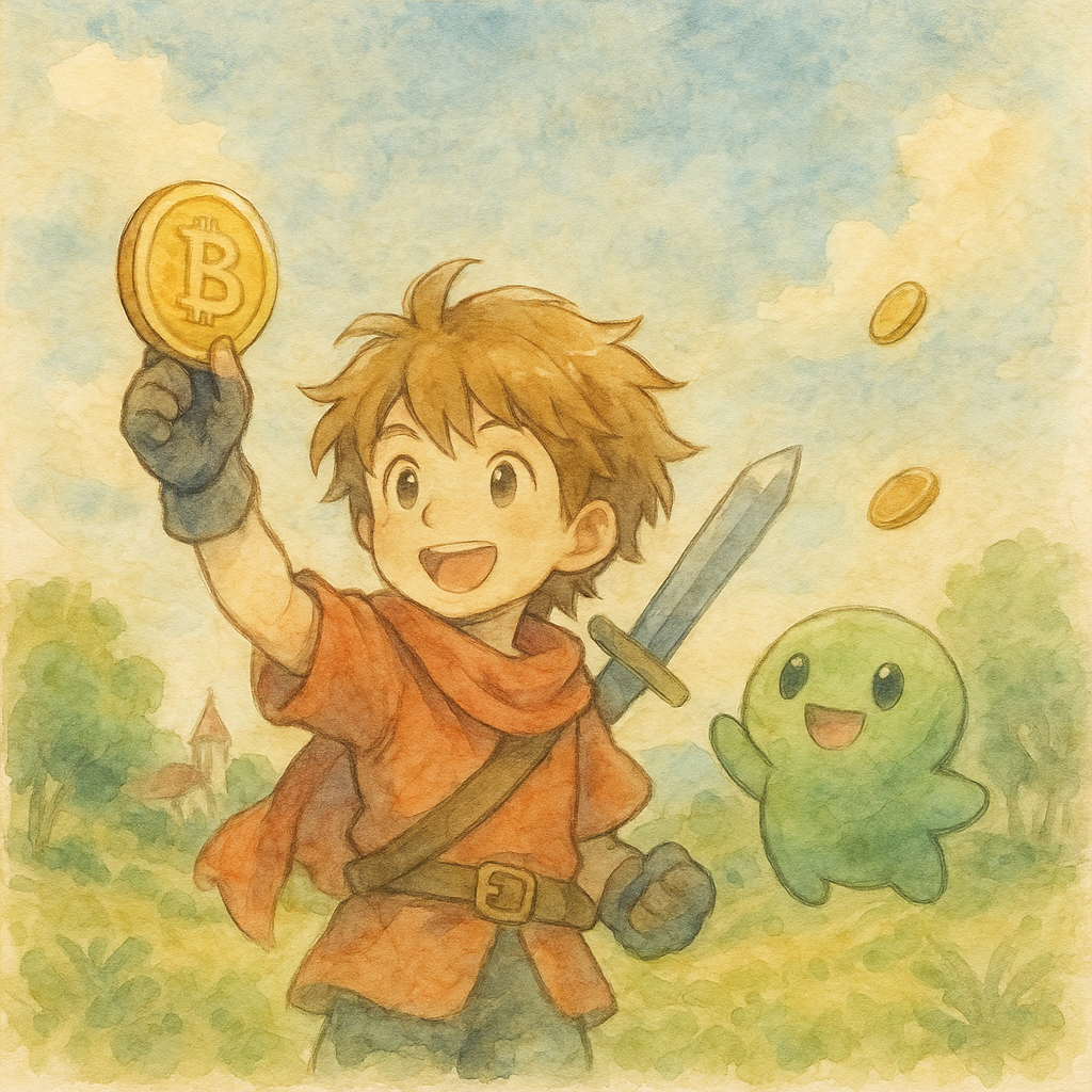 Crypto Quest game illustration
