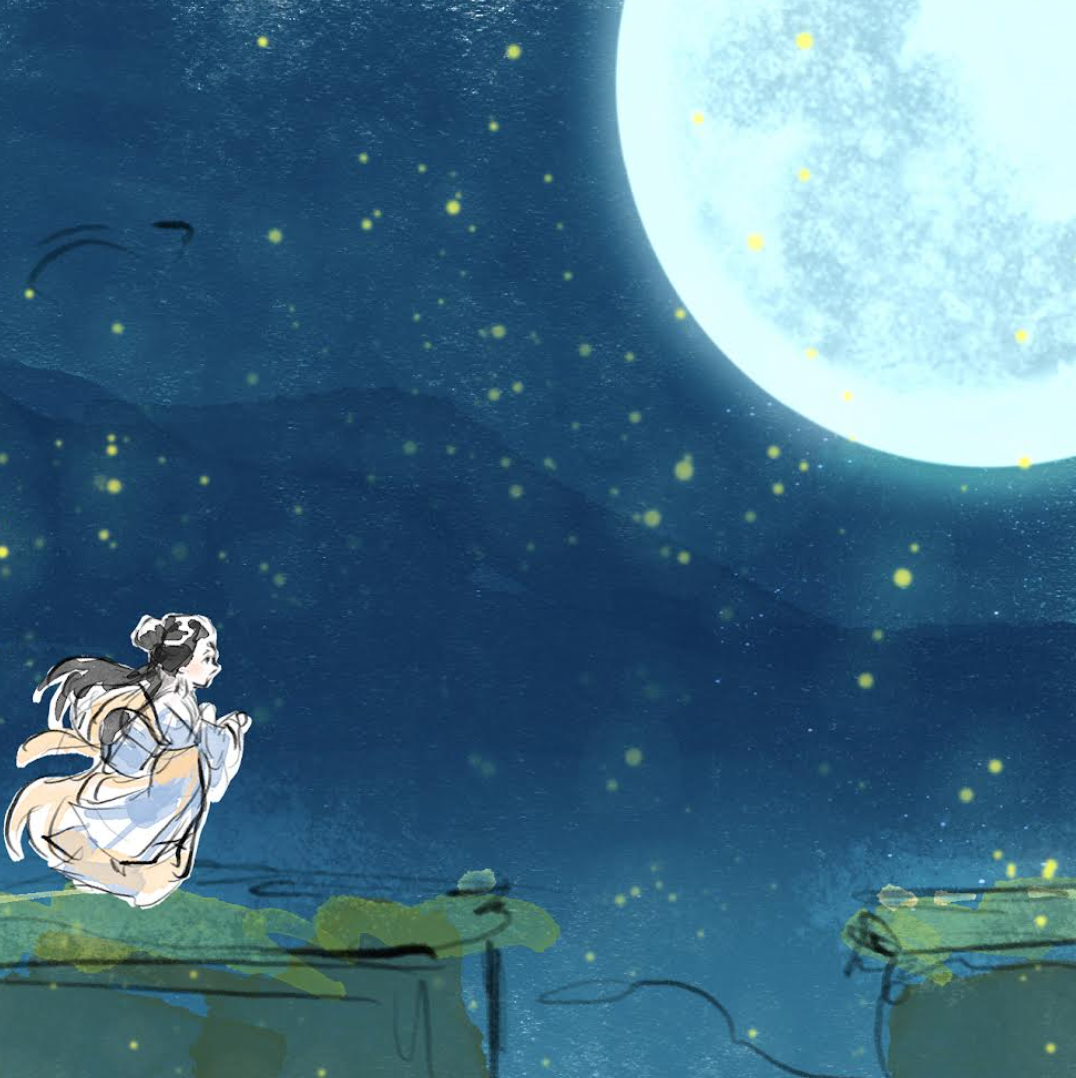 Mid-Autumn Festival game illustration